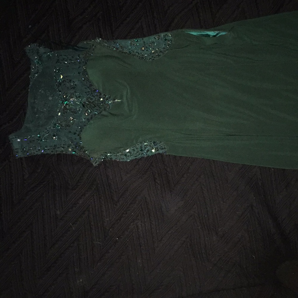Emerald green PROM dress- only worn once